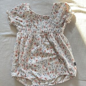 NWOT baby girl floral romper